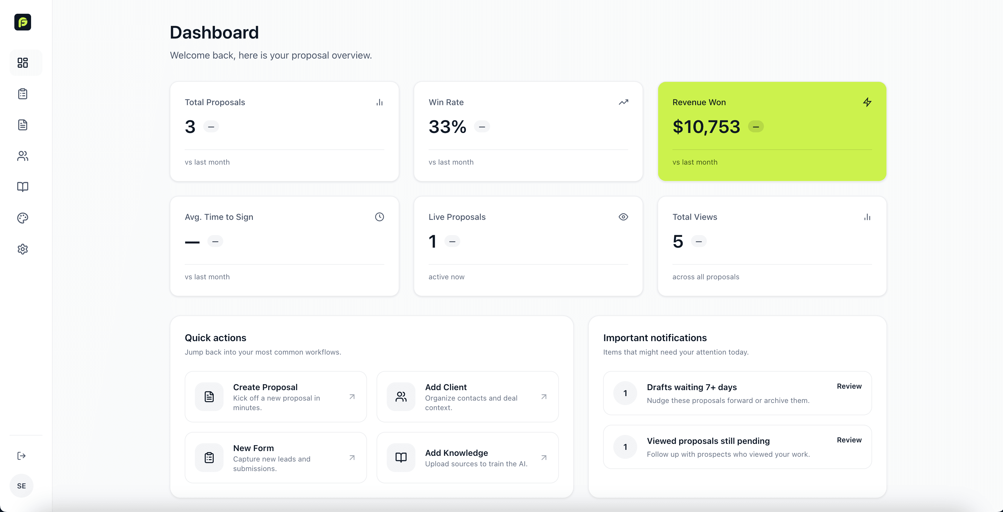 Propogen dashboard hero preview